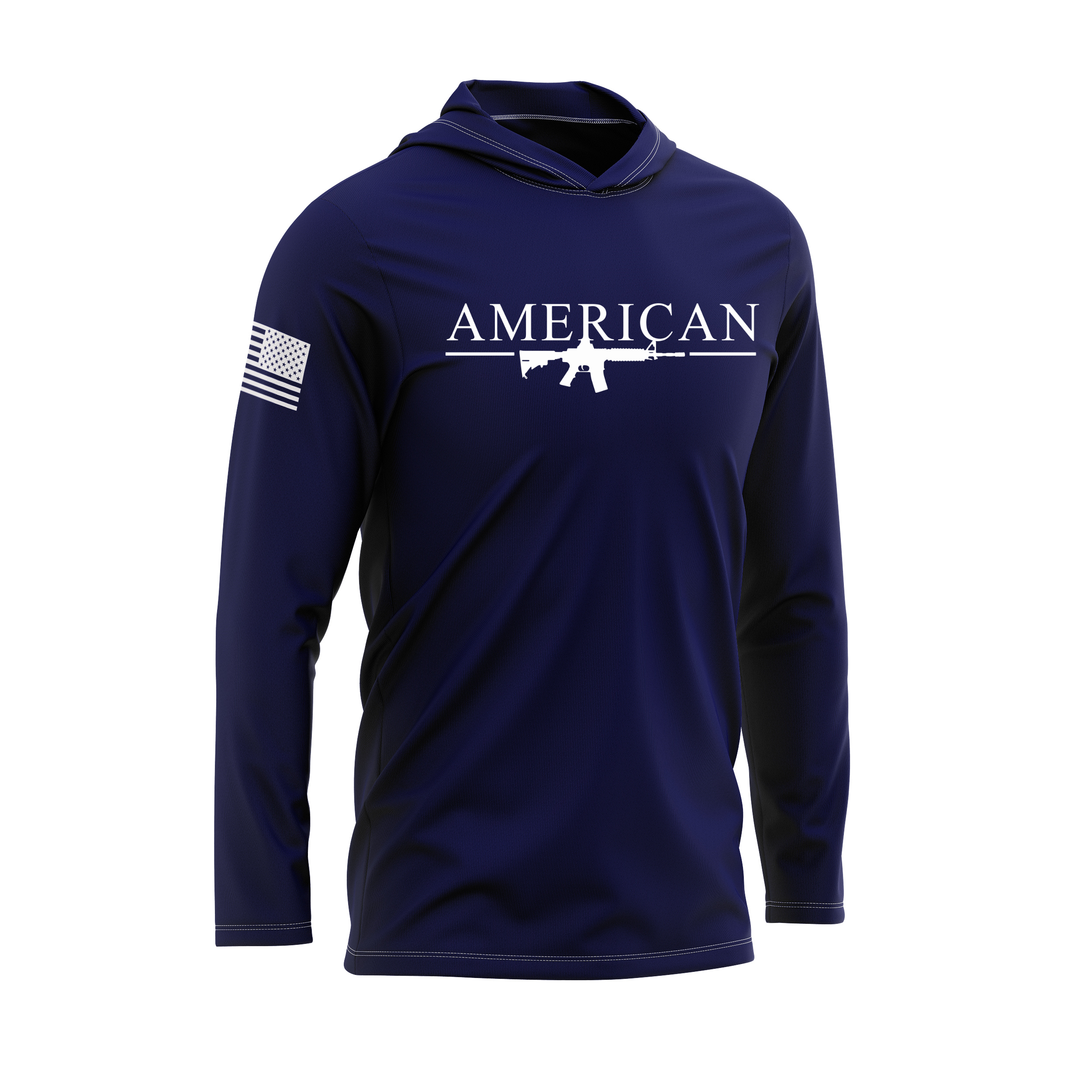 American SPF30 Patriotic Performance Hoodie