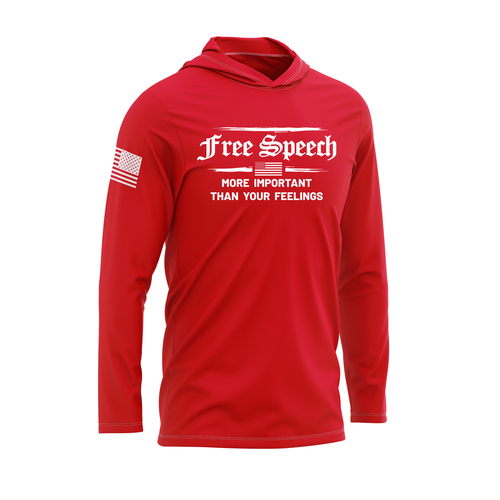 Free Speech SPF30 Patriotic Performance Hoodie