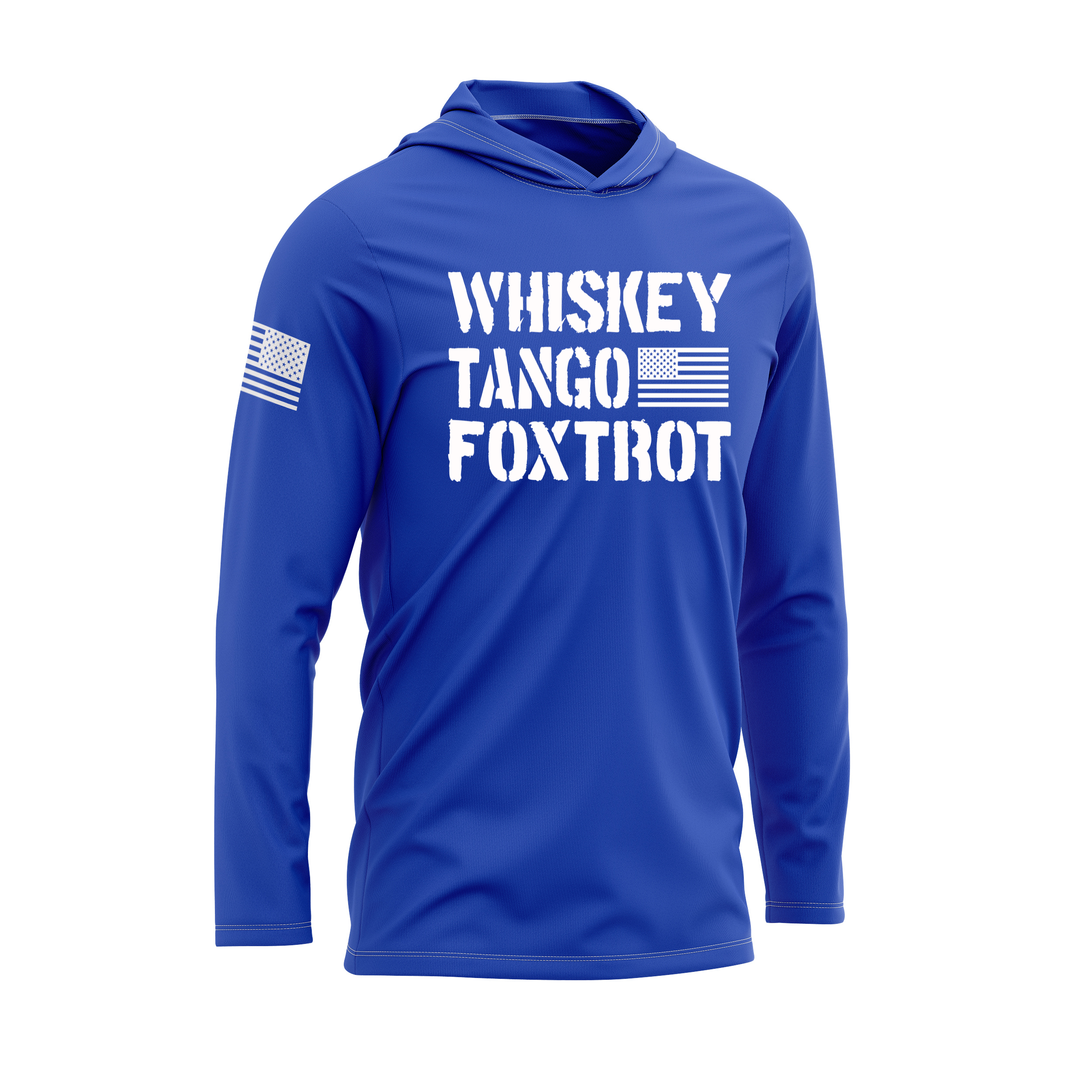 WTF SPF30 Patriotic Performance Hoodie