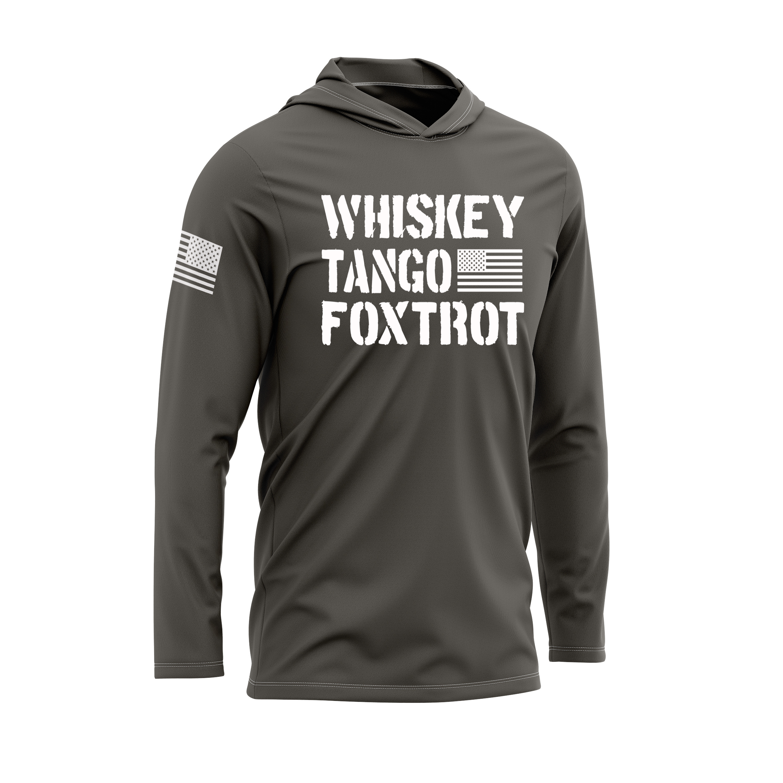 WTF SPF30 Patriotic Performance Hoodie