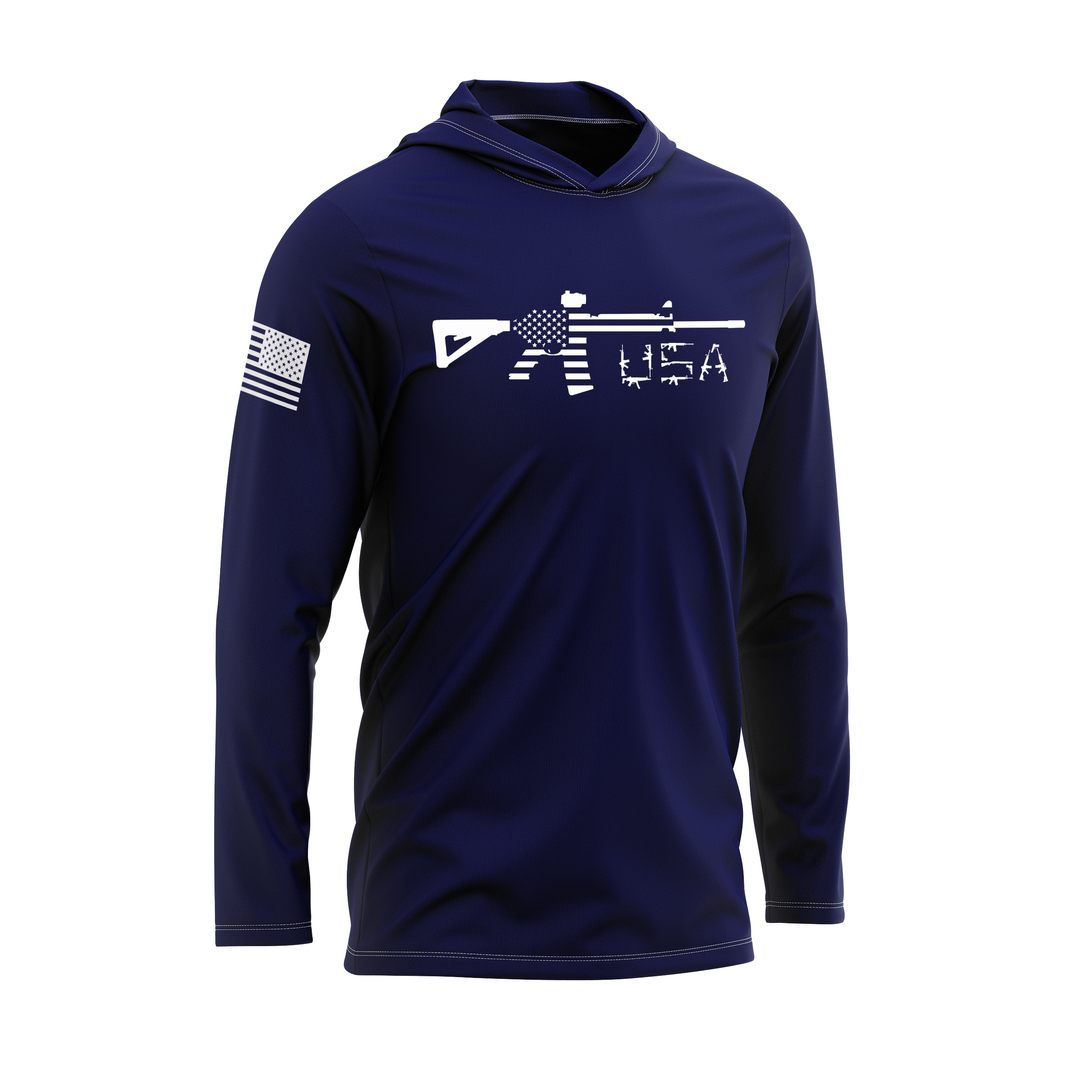 Tactical USA SPF30 Patriotic Performance Hoodie