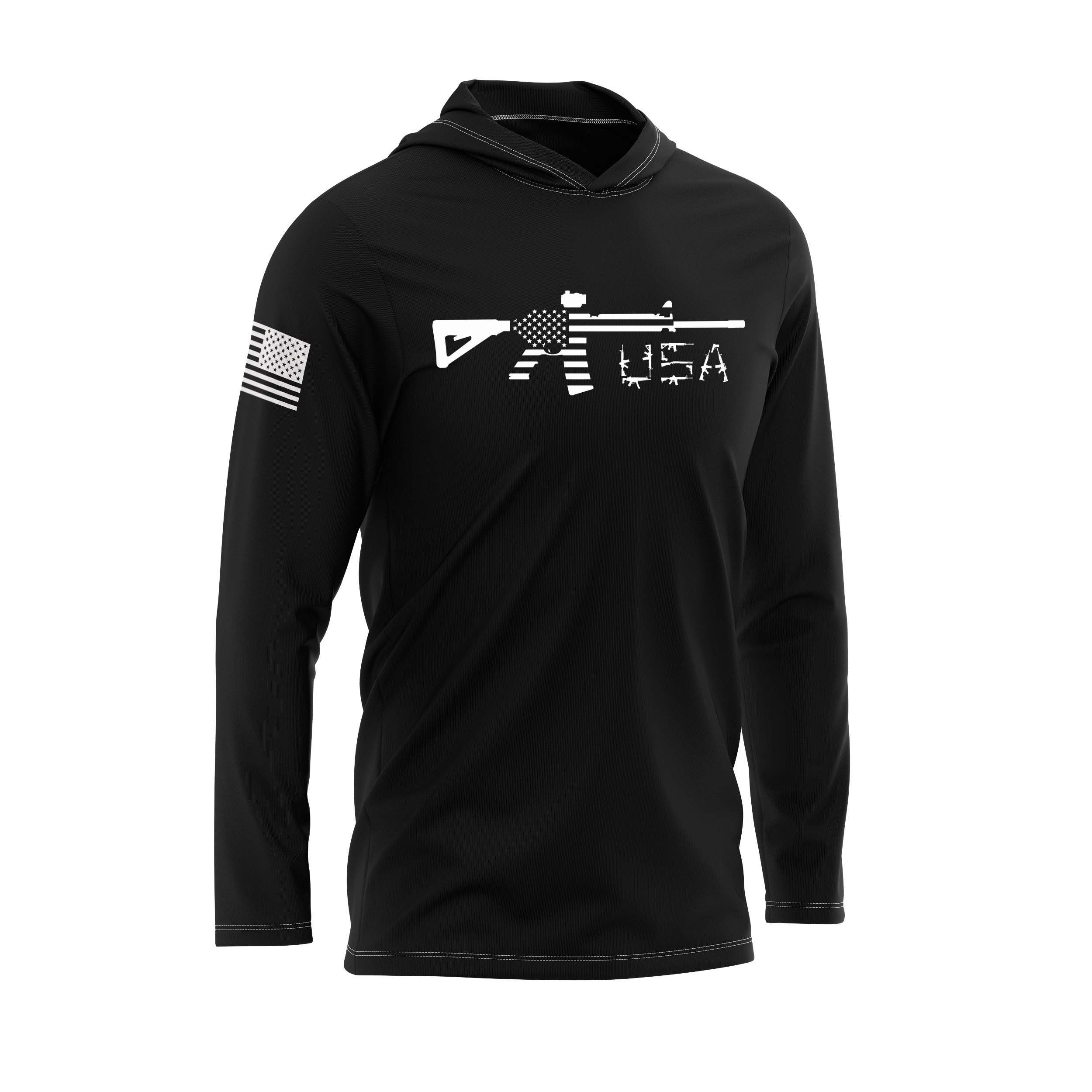 Tactical USA SPF30 Patriotic Performance Hoodie