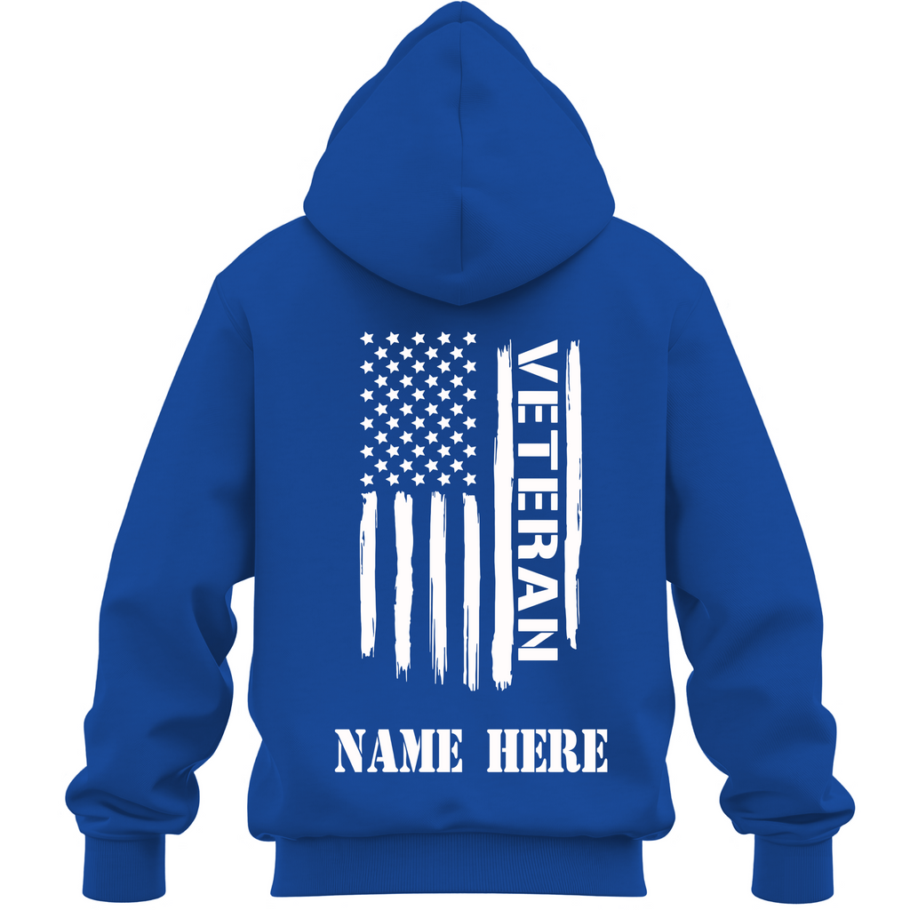 USA Veteran Personalized Veteran Hoodie