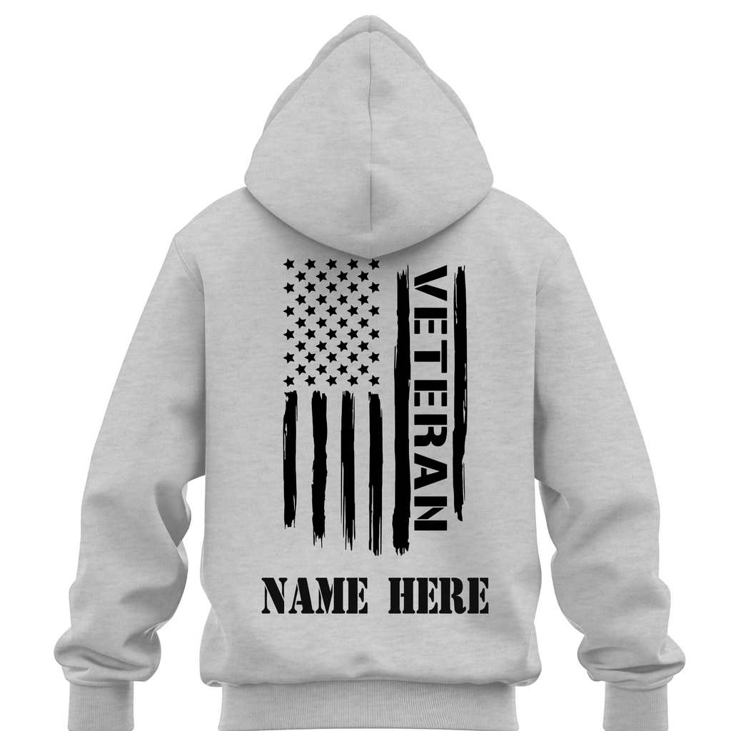 USA Veteran Personalized Veteran Hoodie