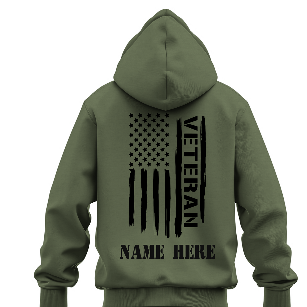 USA Veteran Personalized Veteran Hoodie