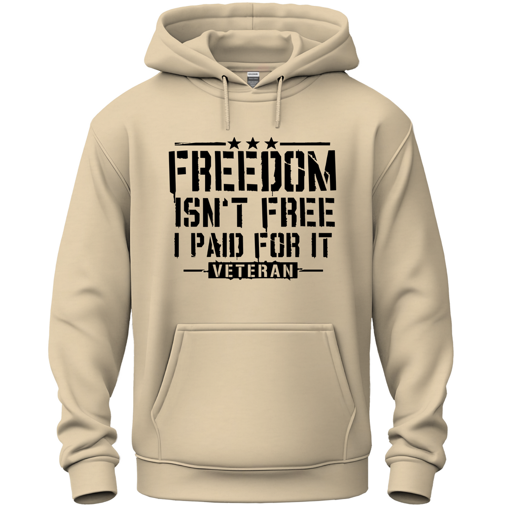 Freedom I Paid For It Personalized Veteran Hoodie