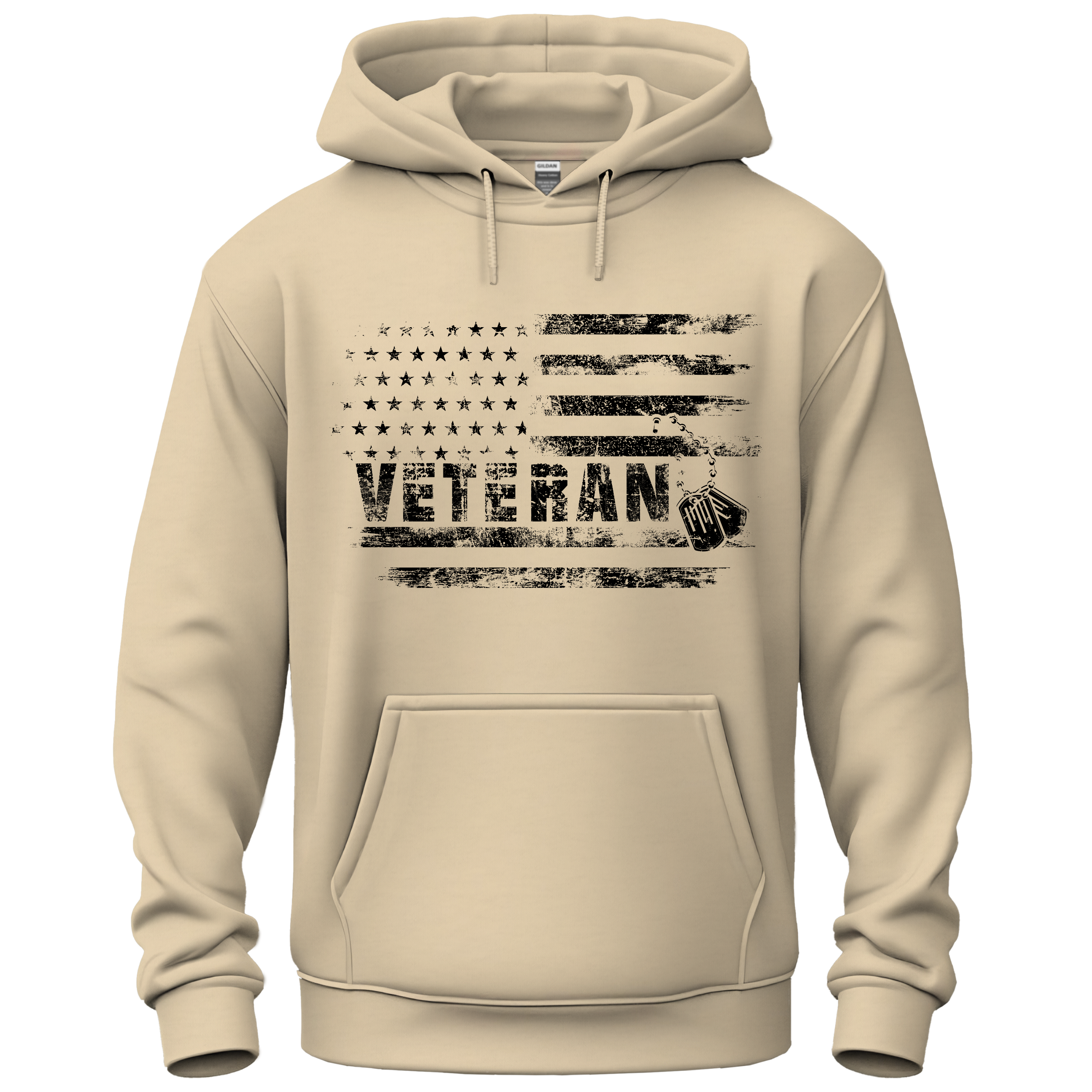 Veteran USA Flag Personalized Hoodie