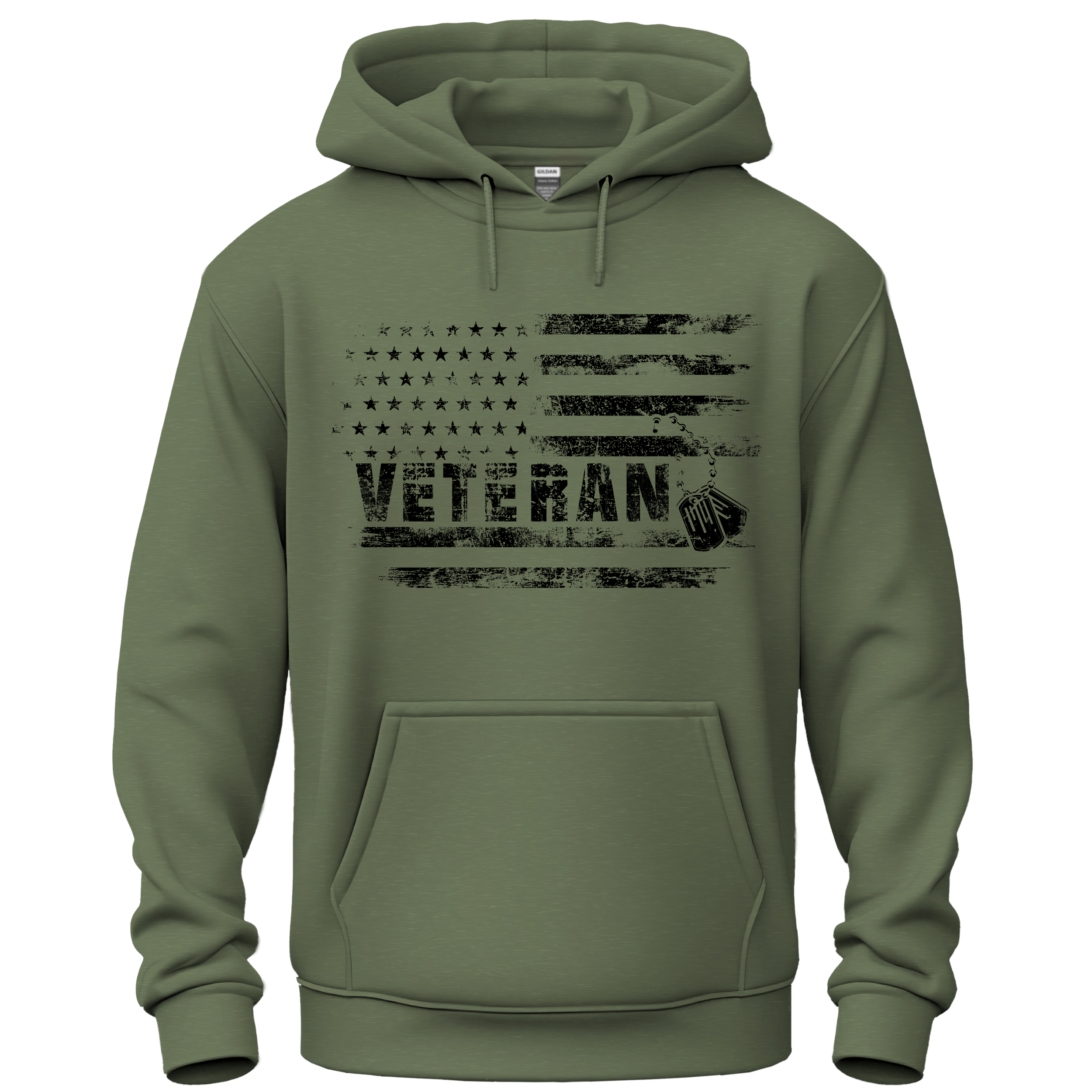 Veteran USA Flag Personalized Hoodie