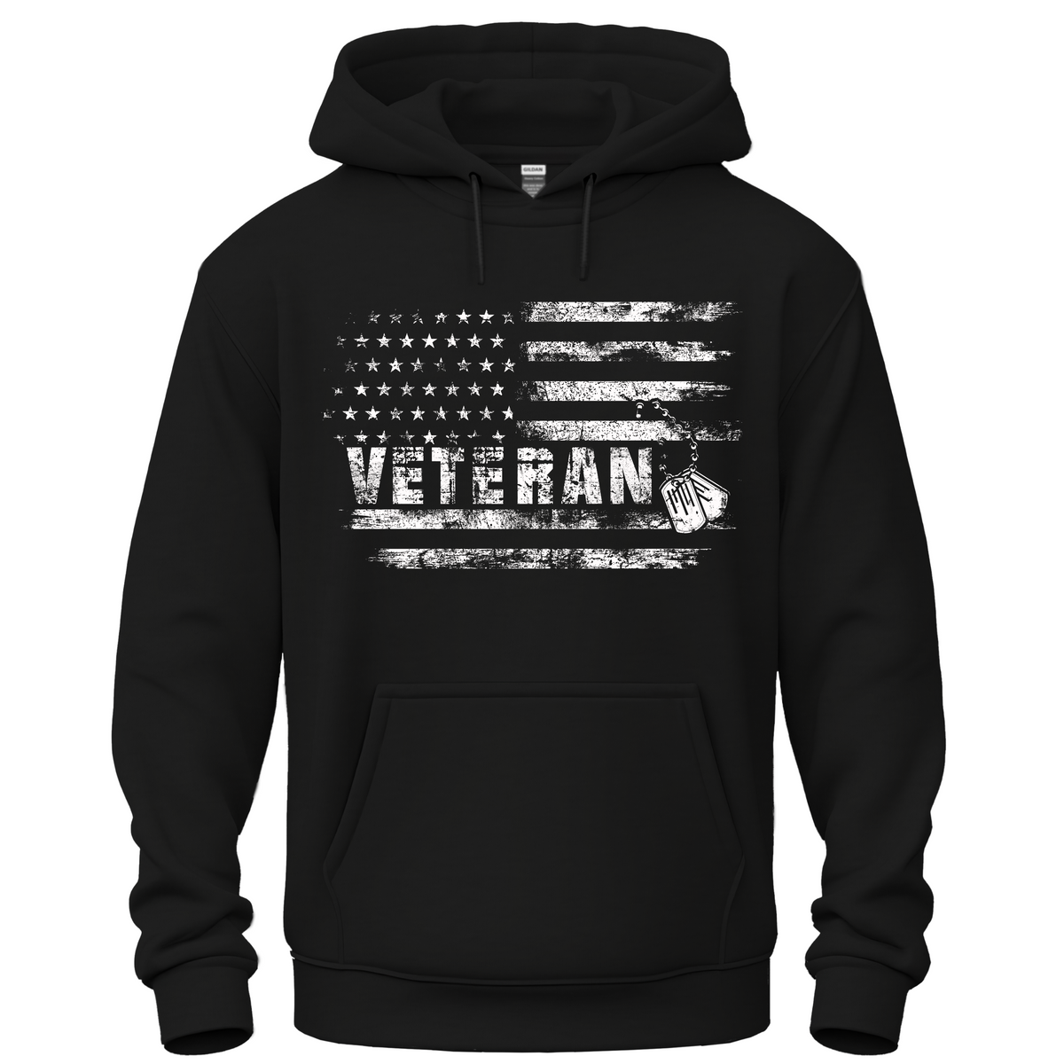 Veteran USA Flag Personalized Hoodie