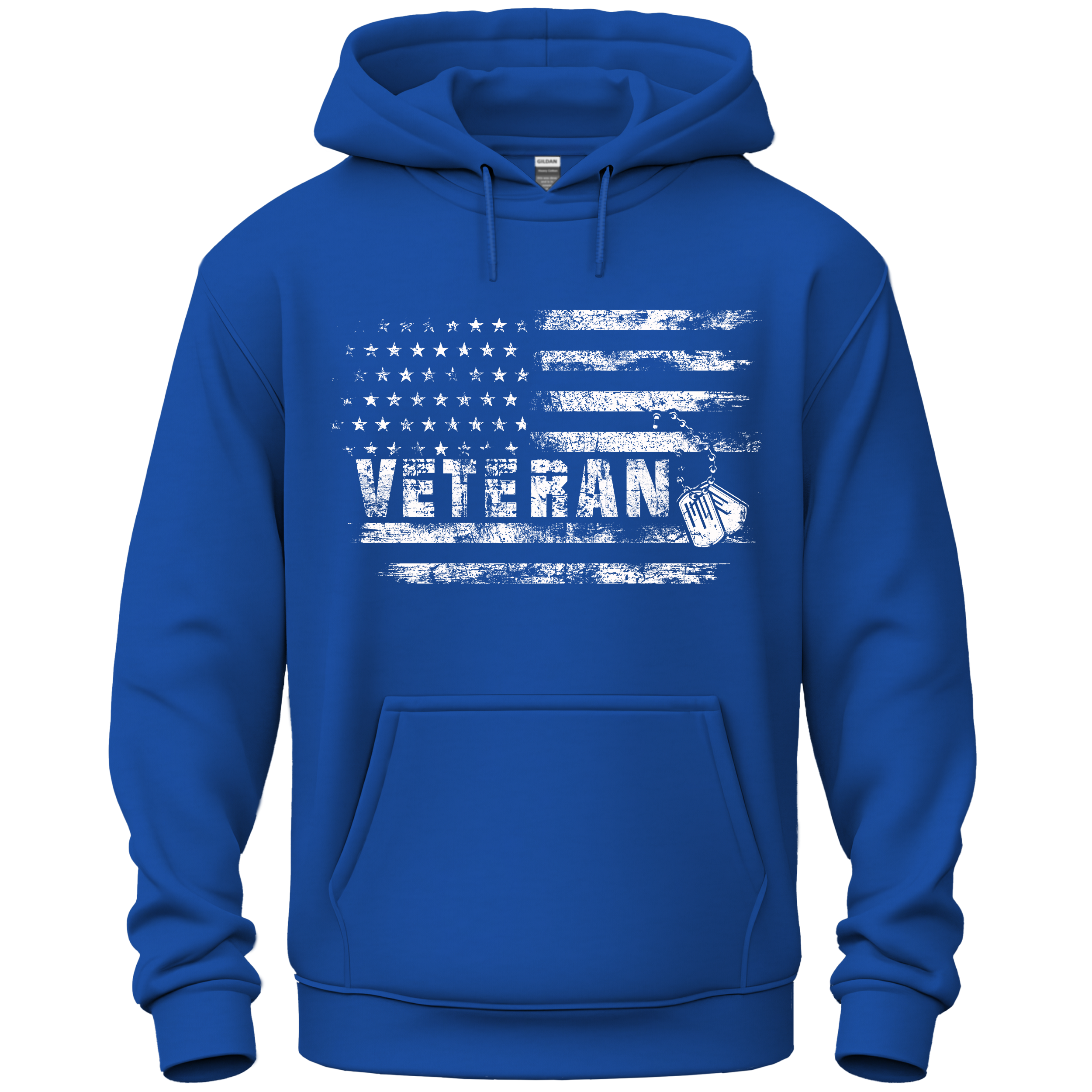 Veteran USA Flag Personalized Hoodie