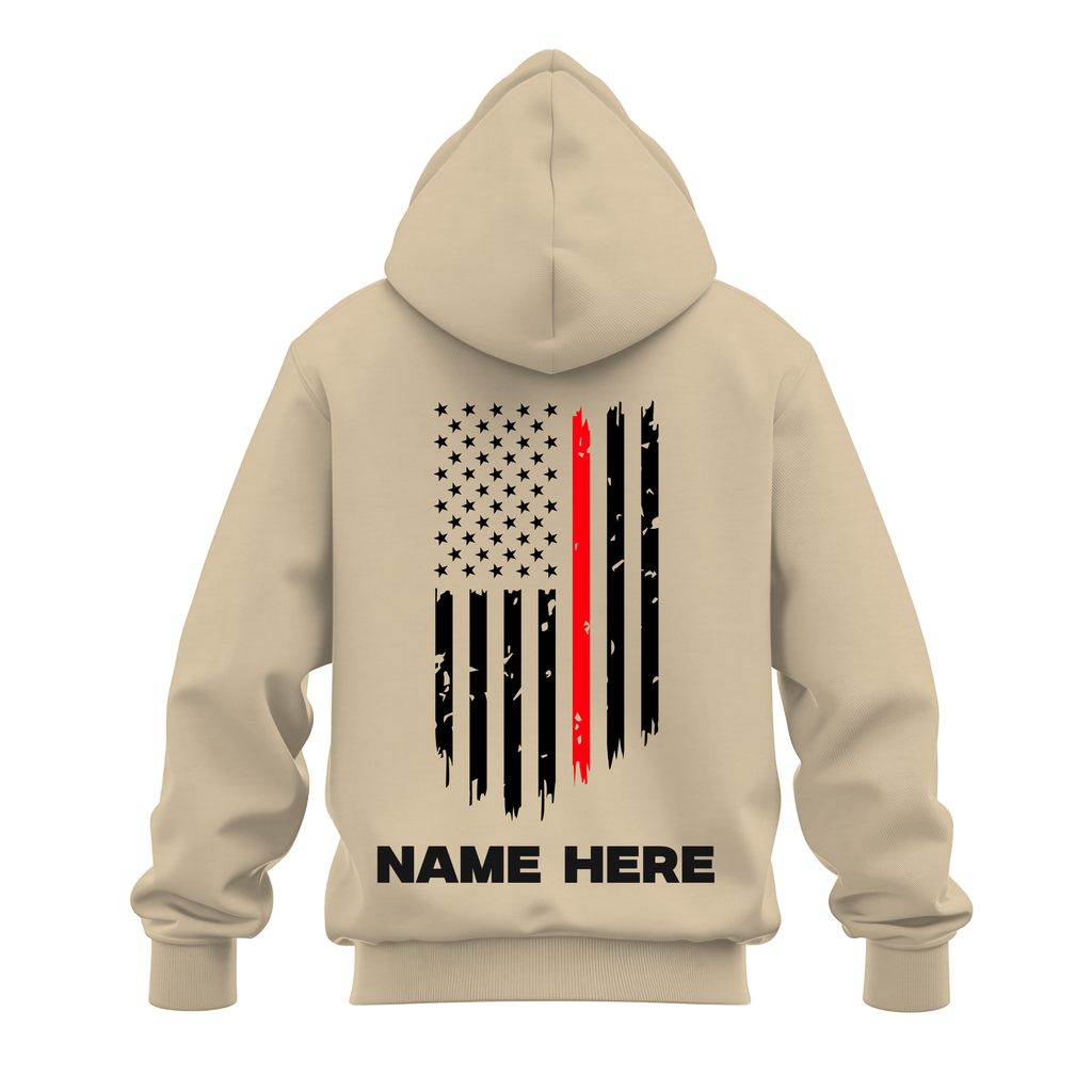 Fire Rescue Personalized Firefighter Hoodie