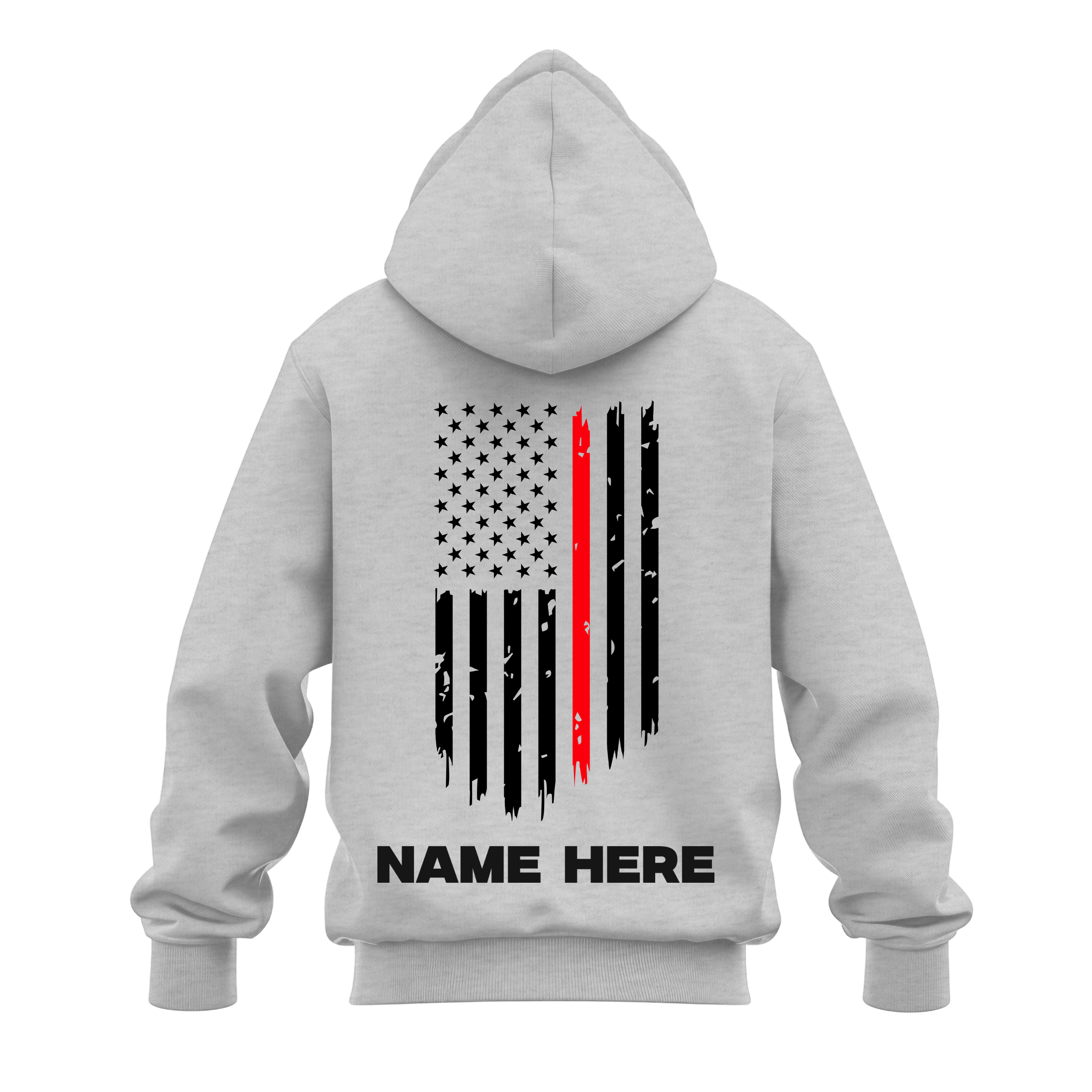 Fire Rescue Personalized Firefighter Hoodie