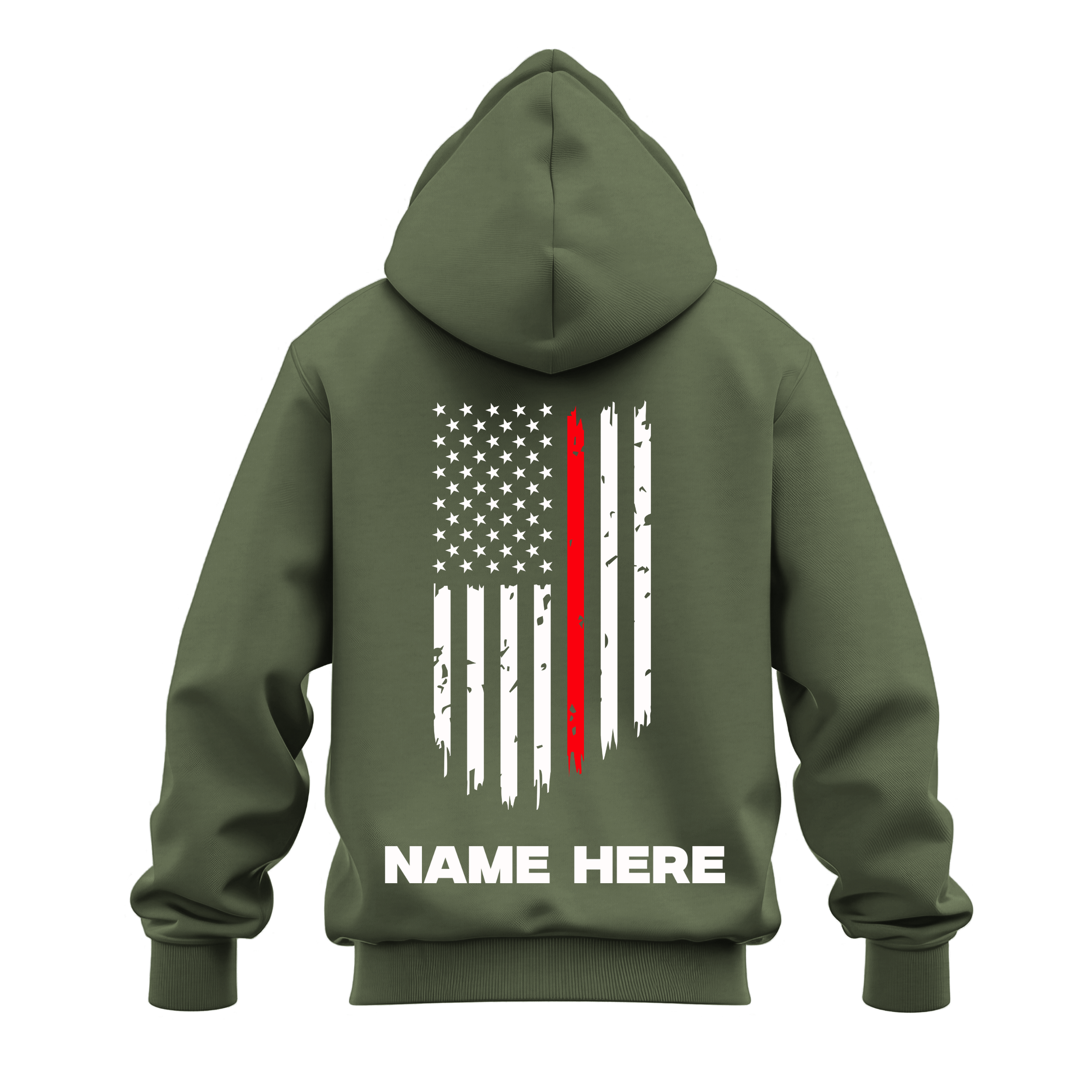 Fire Rescue Personalized Firefighter Hoodie