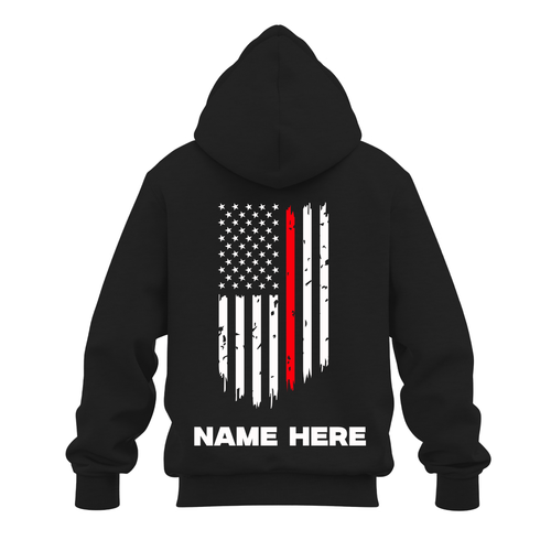 Fire Rescue Personalized Firefighter Hoodie