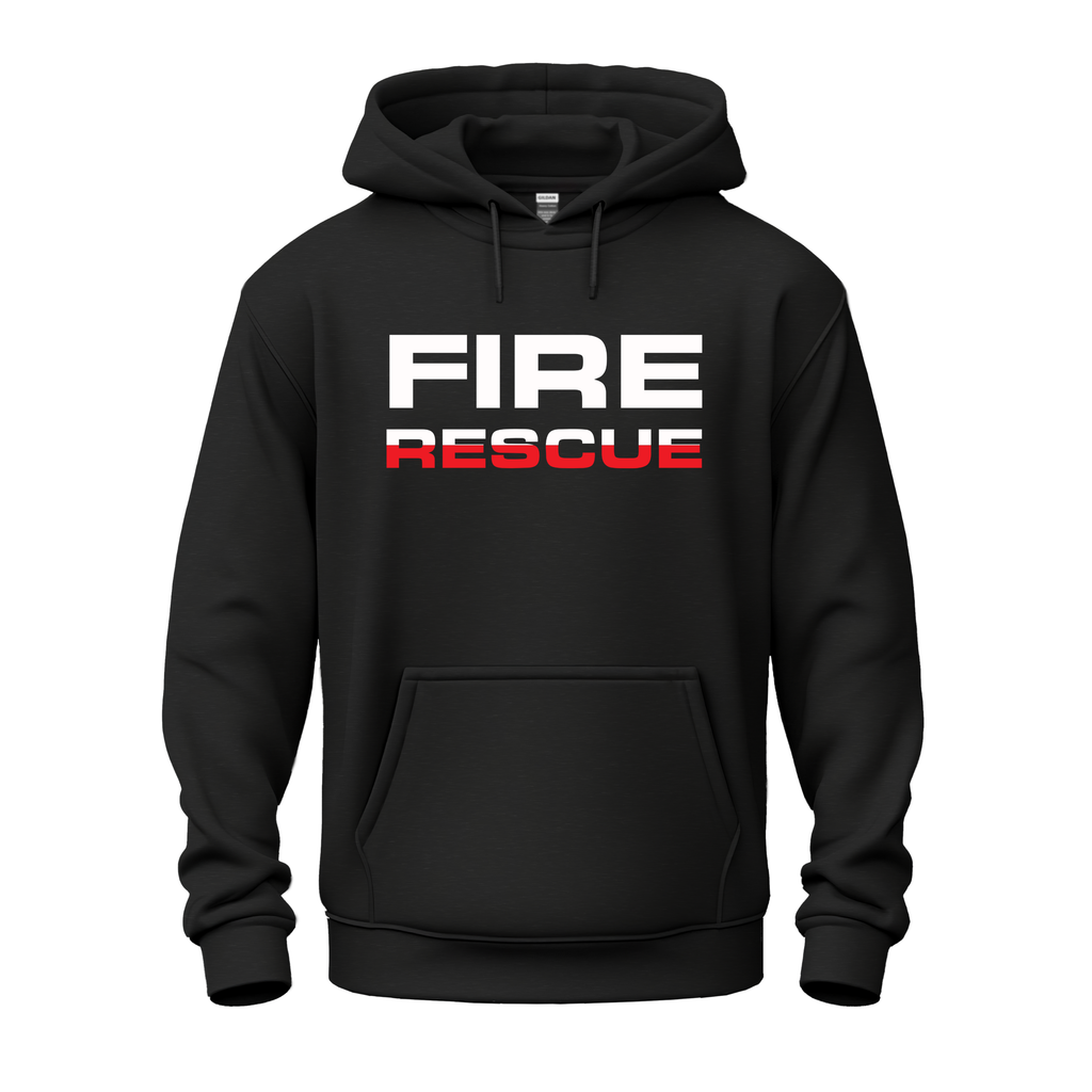 Fire Rescue Personalized Firefighter Hoodie
