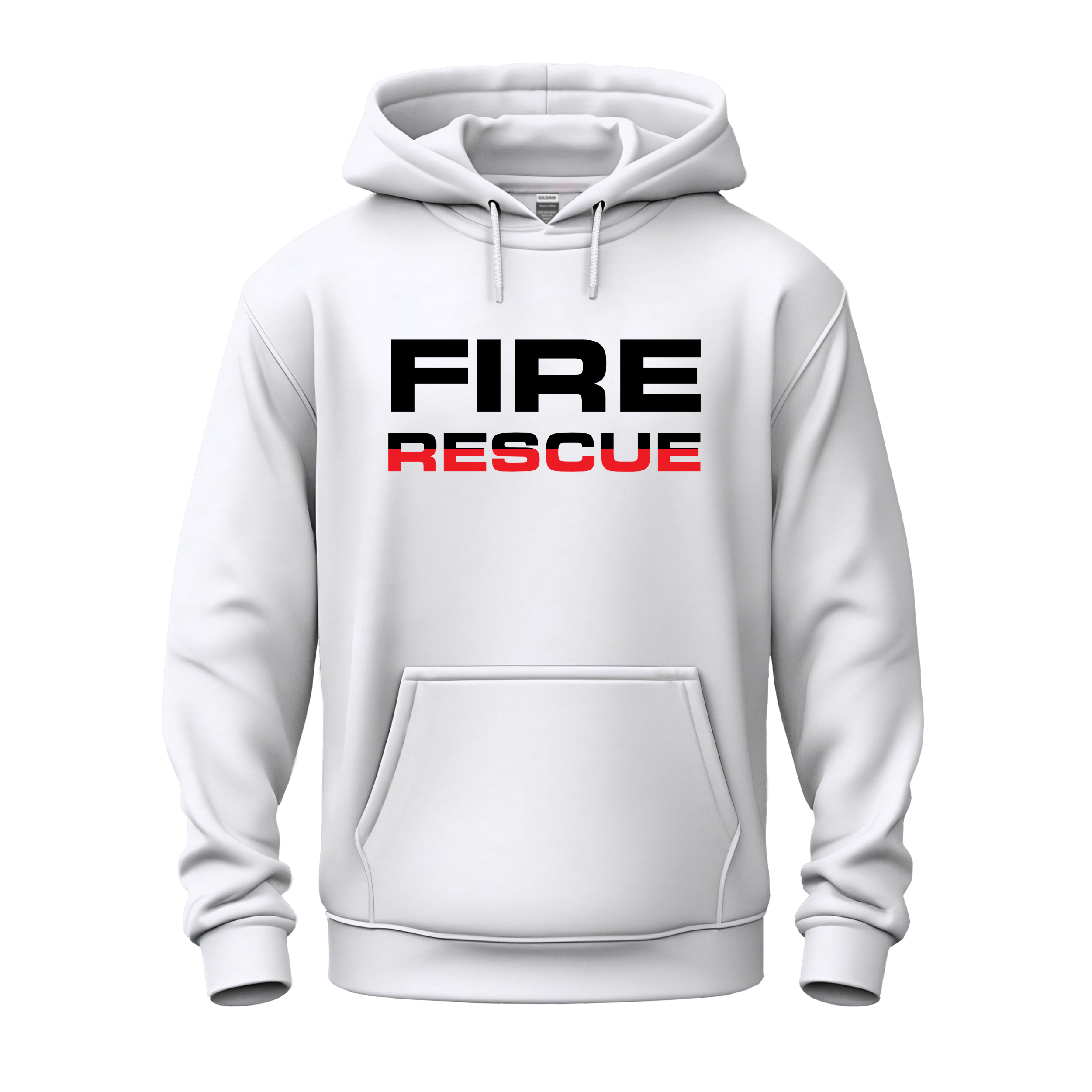 Fire Rescue Personalized Firefighter Hoodie