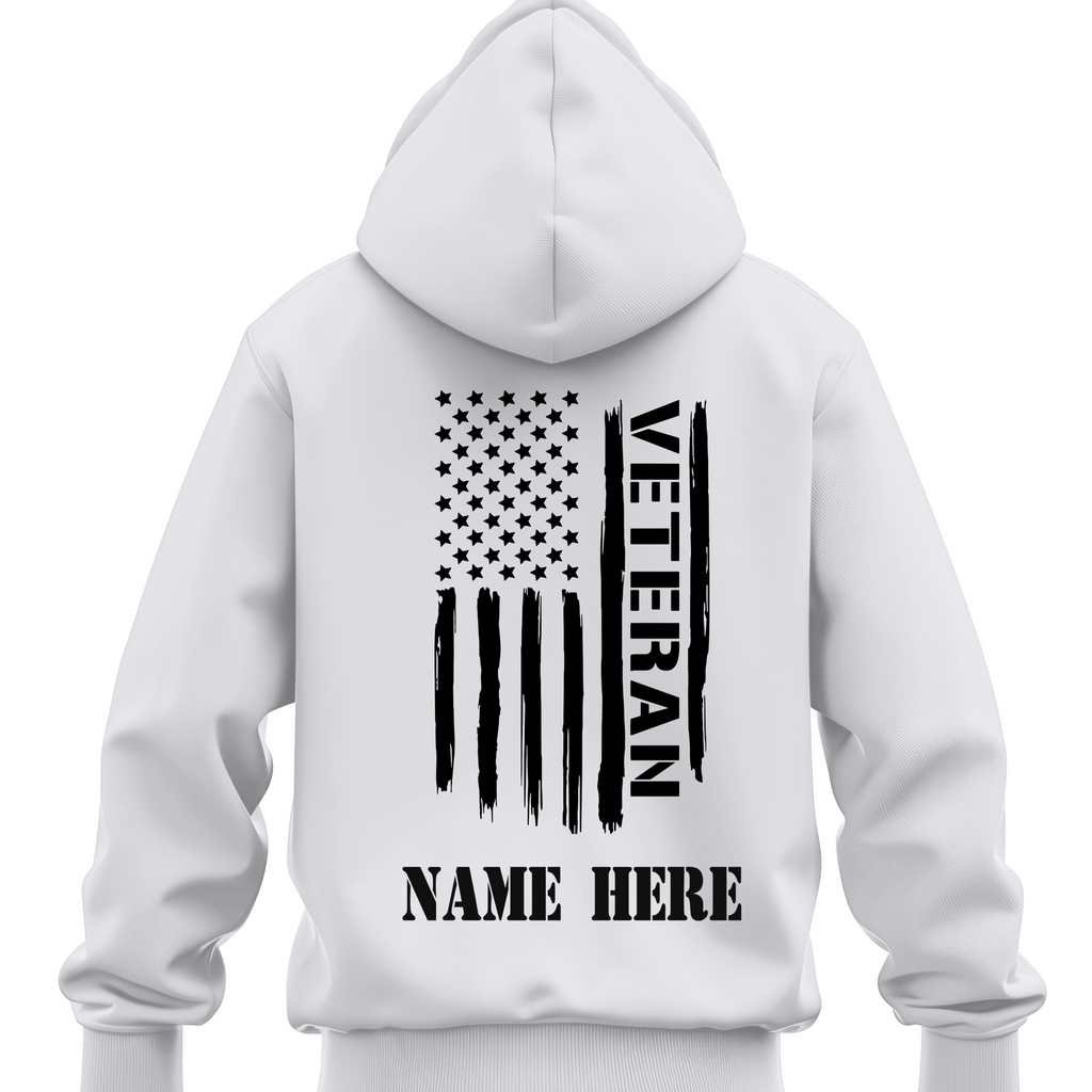 USA Veteran Personalized Veteran Hoodie